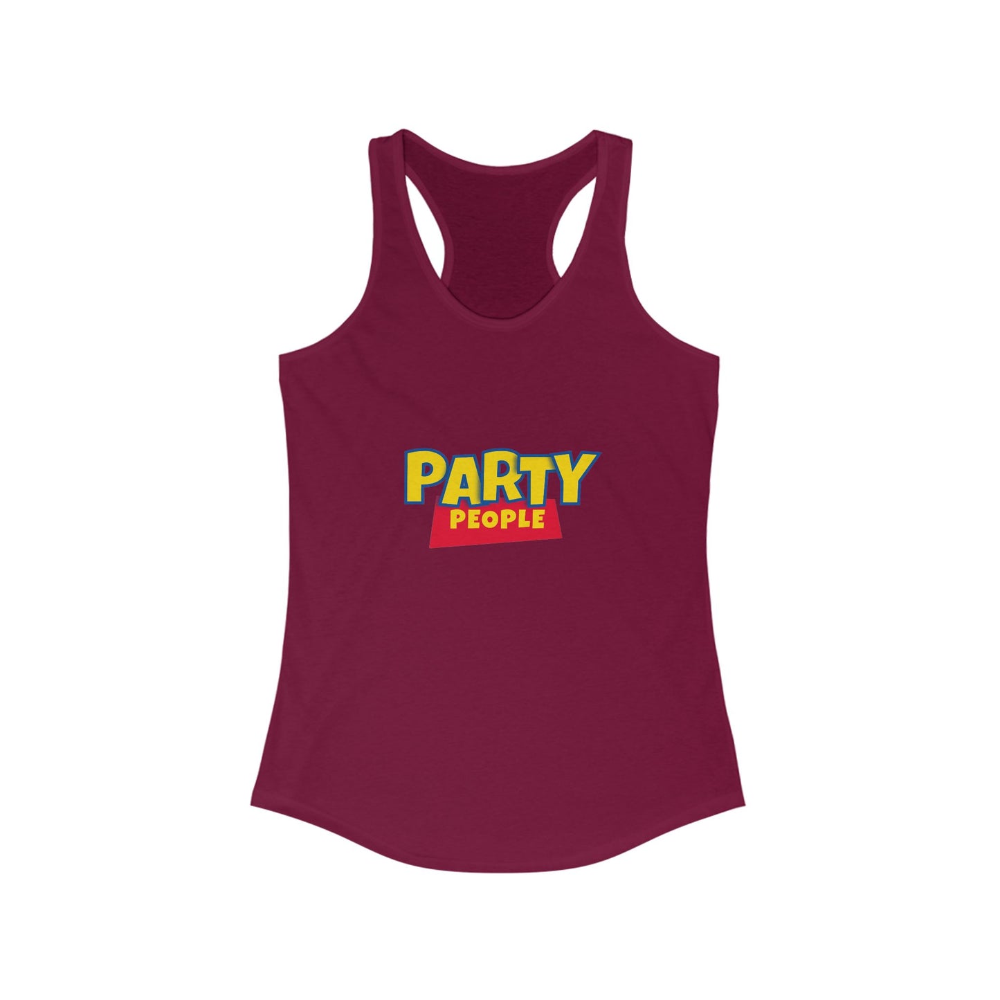 Party People Women's Racerback Tank Top