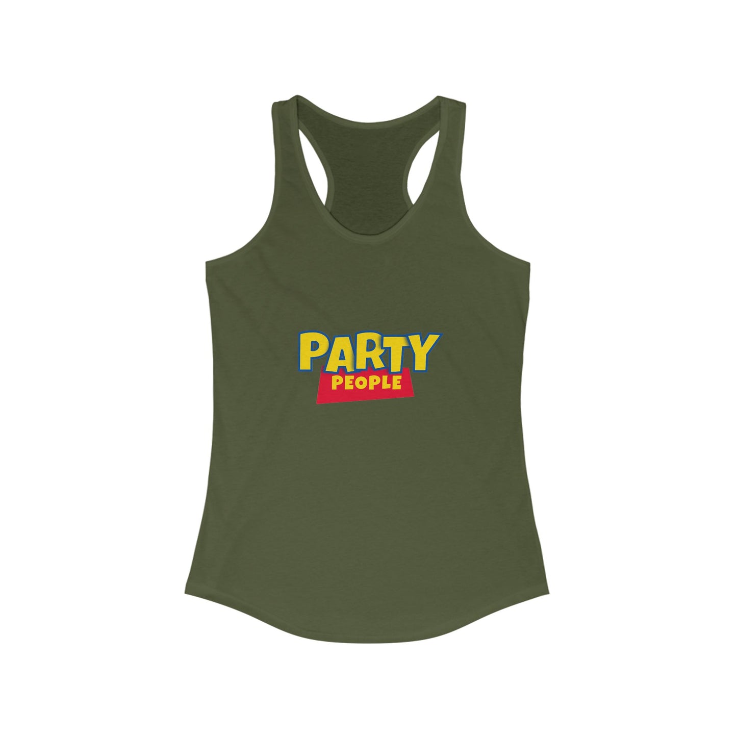Party People Women's Racerback Tank Top
