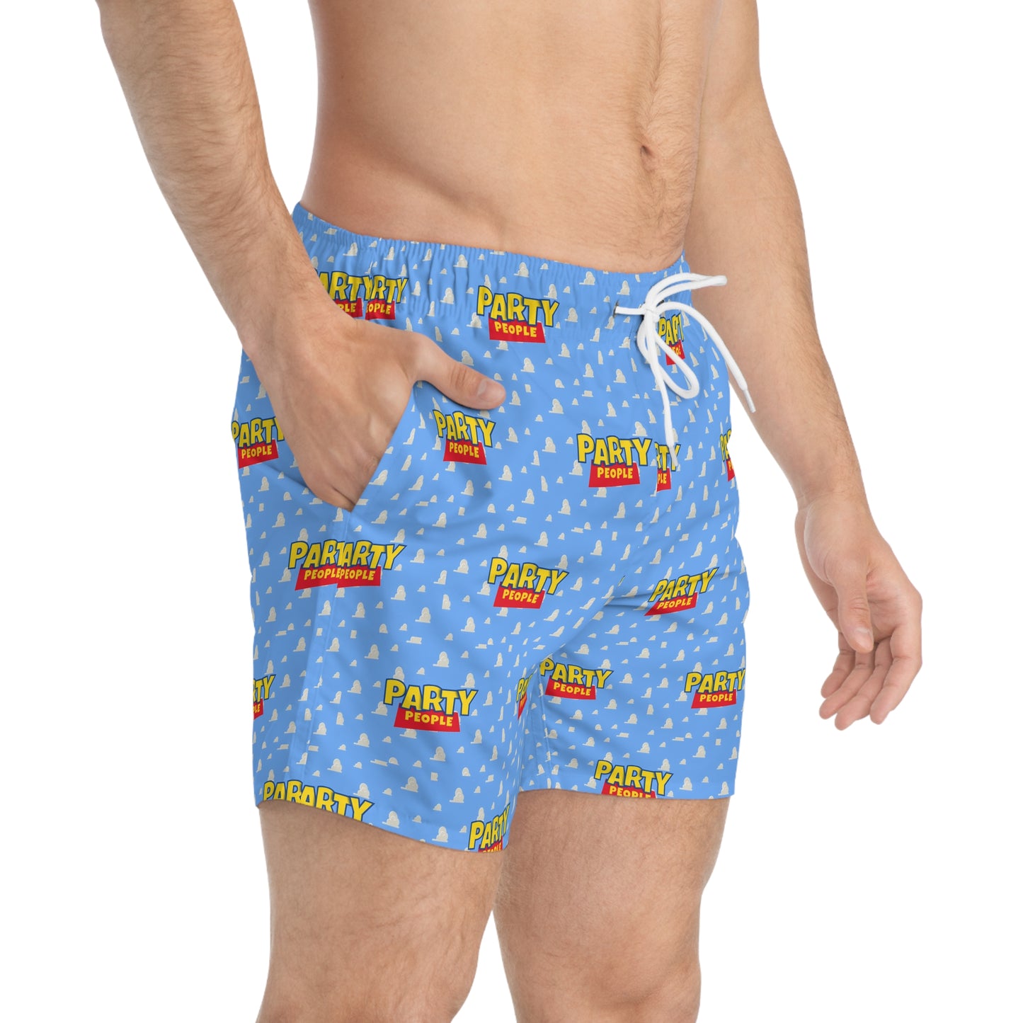 Party People Swim Trunks