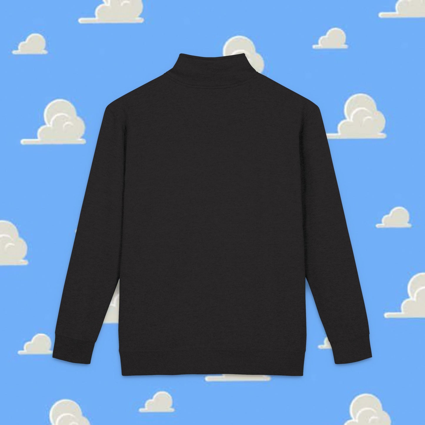 Cozy Embroidered Party People Fleece Pullover