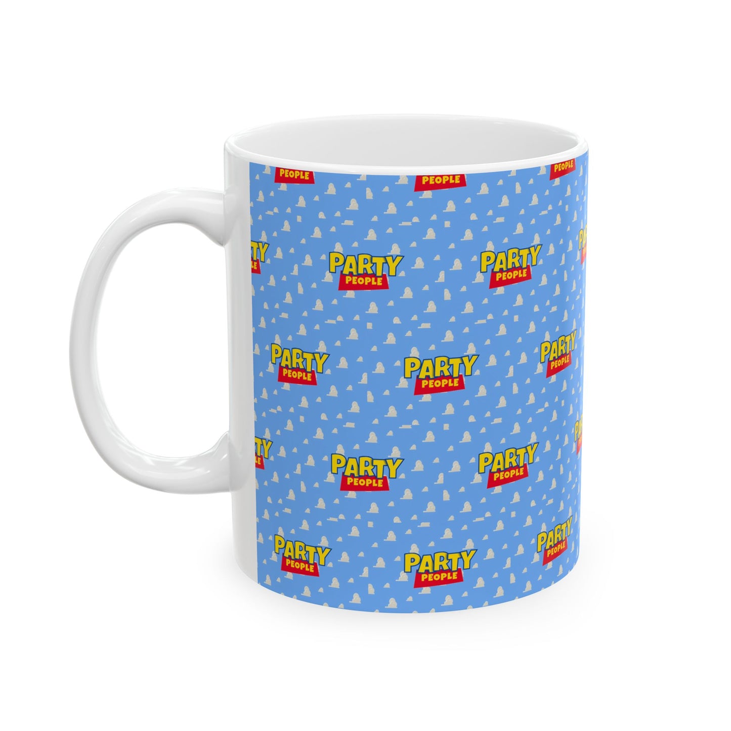 Party People Cloud Ceramic Mug