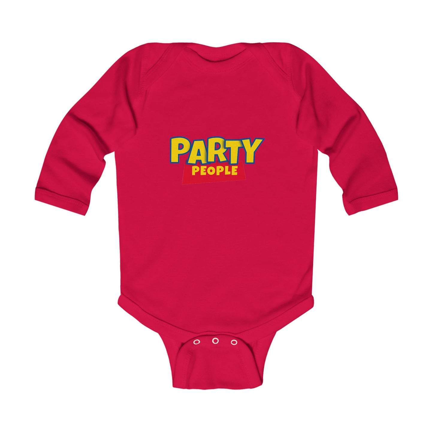 Party People Infant Long Sleeve Bodysuit