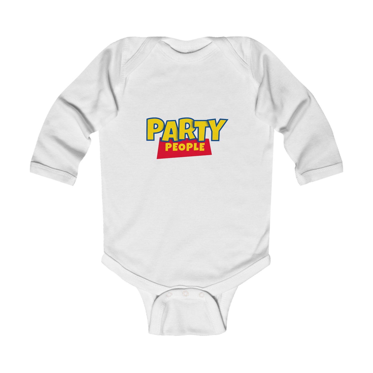 Party People Infant Long Sleeve Bodysuit
