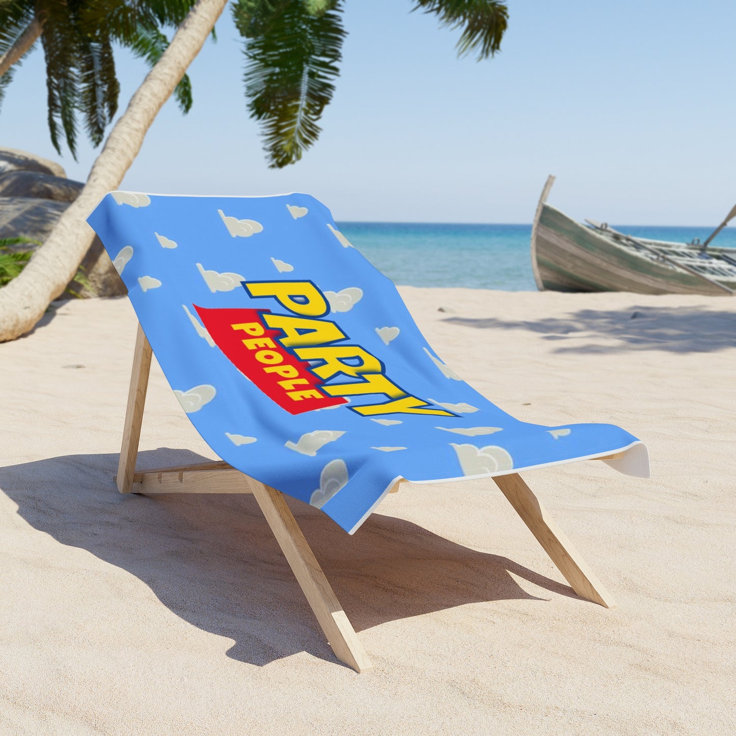 Fun Party People Beach Towel