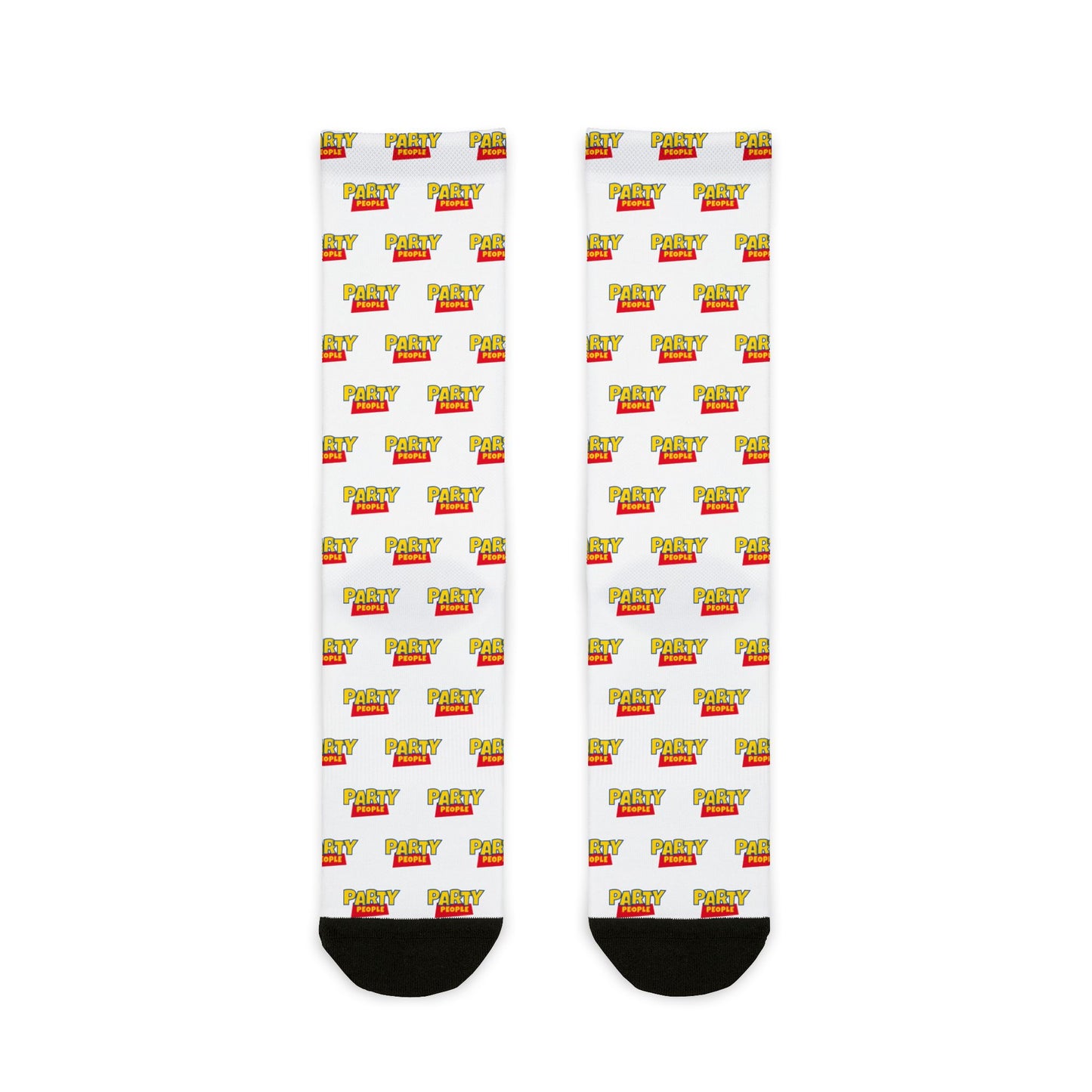 Party People Crew Socks (White)