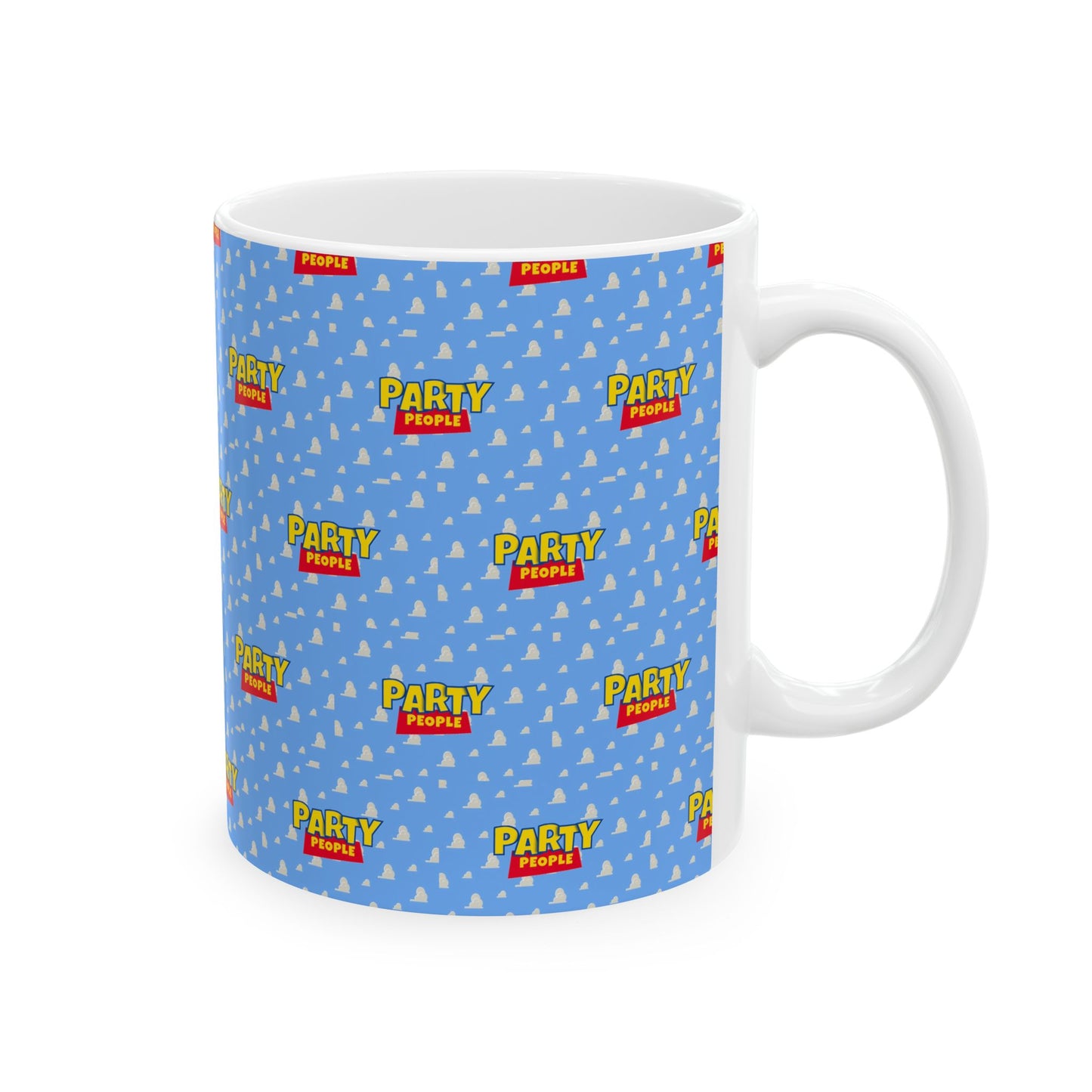 Party People Cloud Ceramic Mug