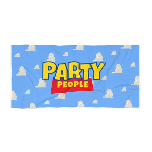Fun Party People Beach Towel