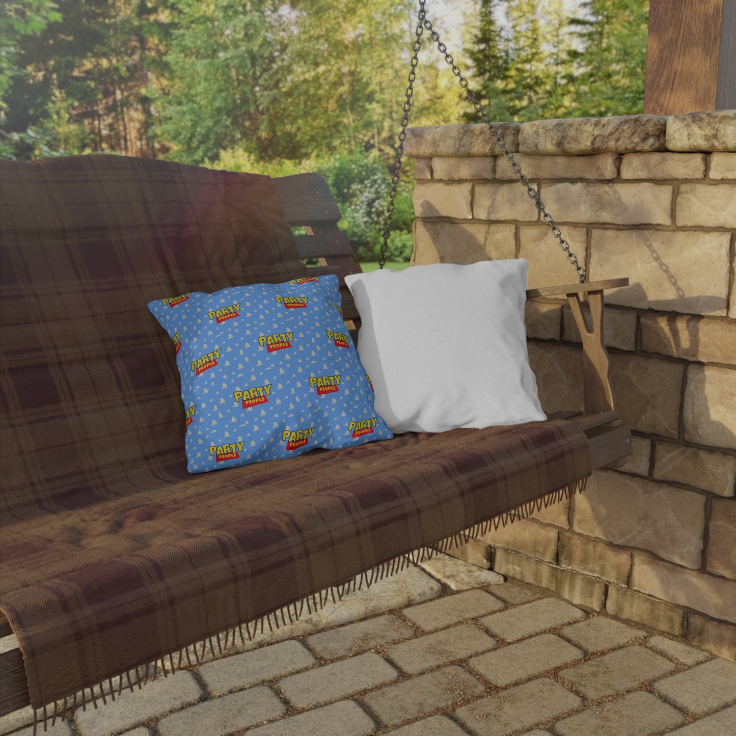 Fun Outdoor Party Pillow