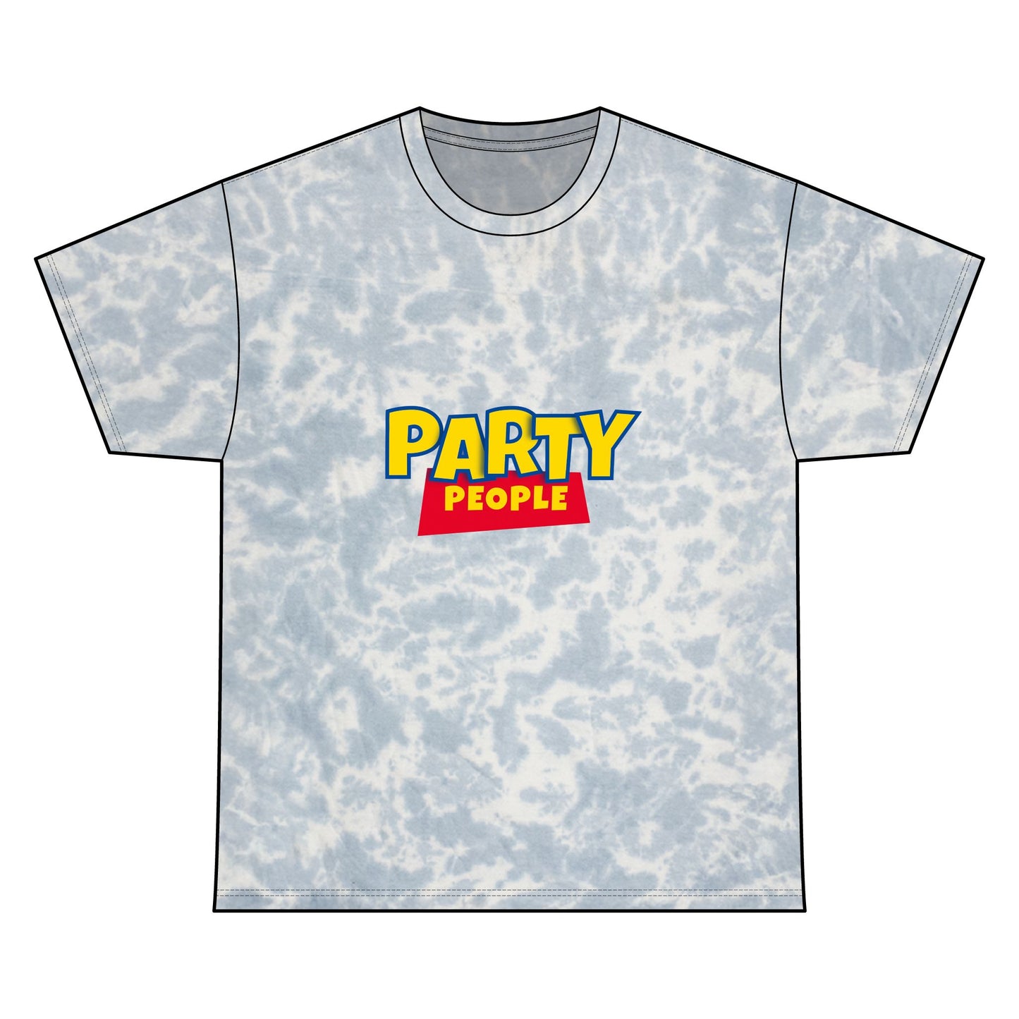 Party People Tie Dye Tee