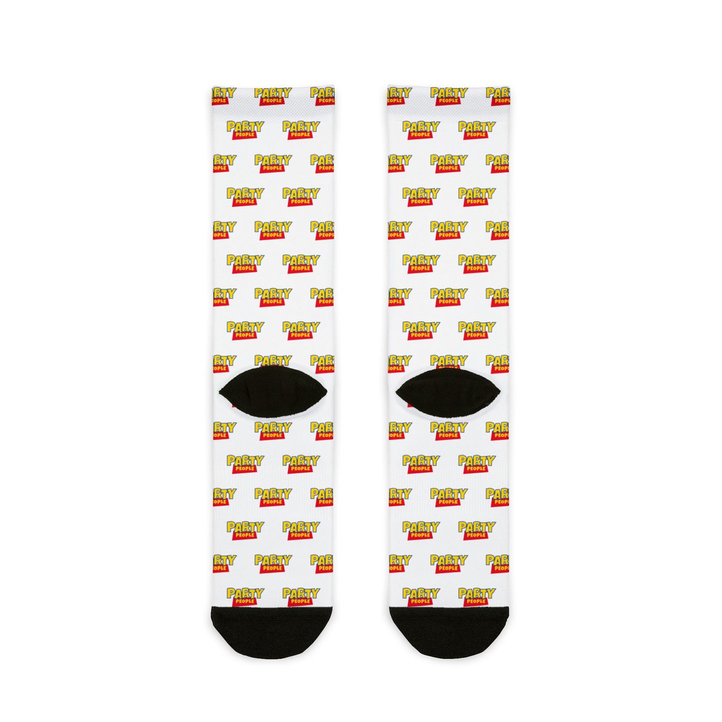 Party People Crew Socks (White)