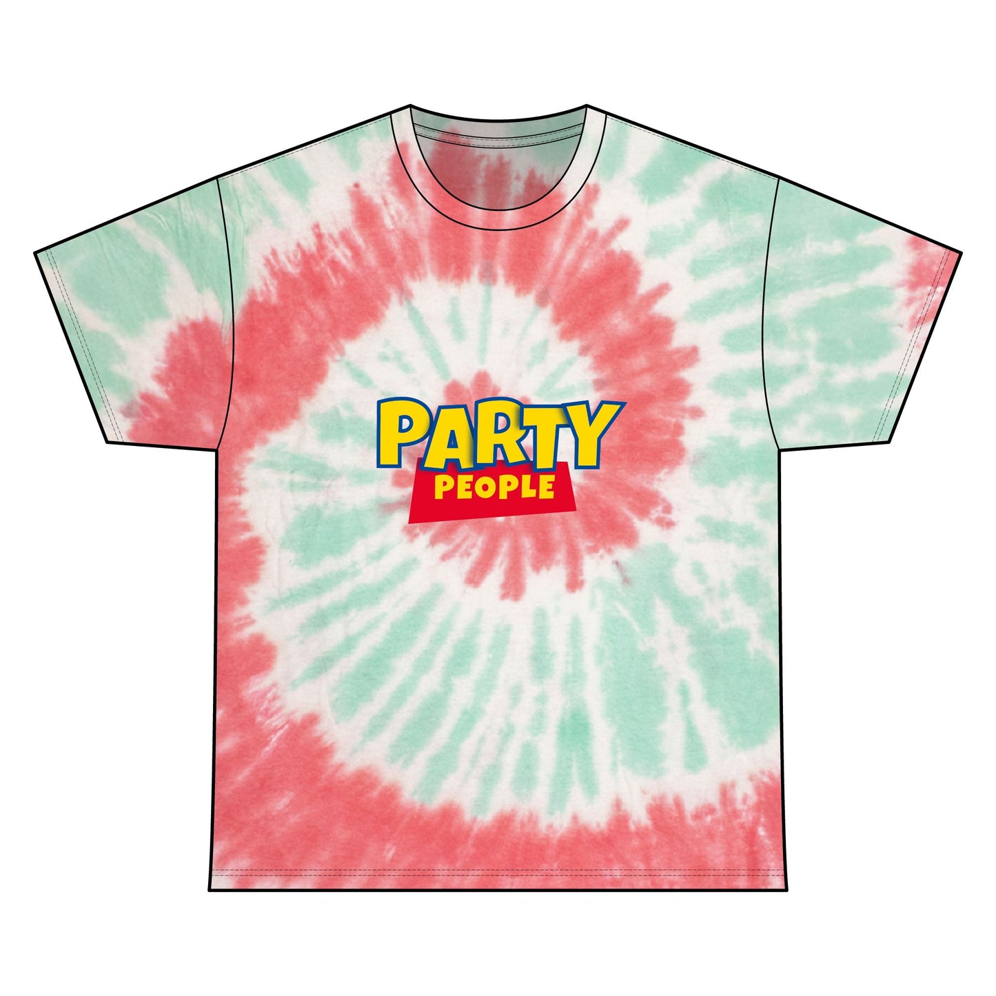 Party People Tie Dye Tee