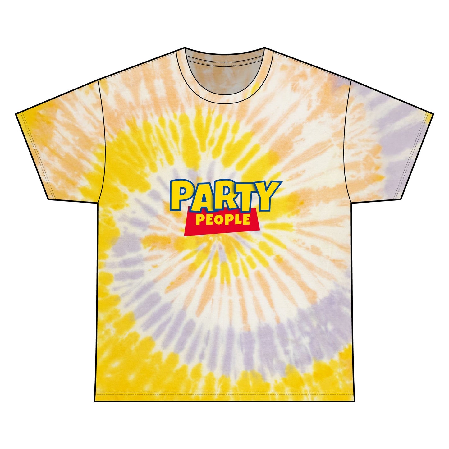 Party People Tie Dye Tee