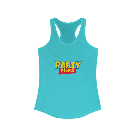 Party People Women's Racerback Tank Top
