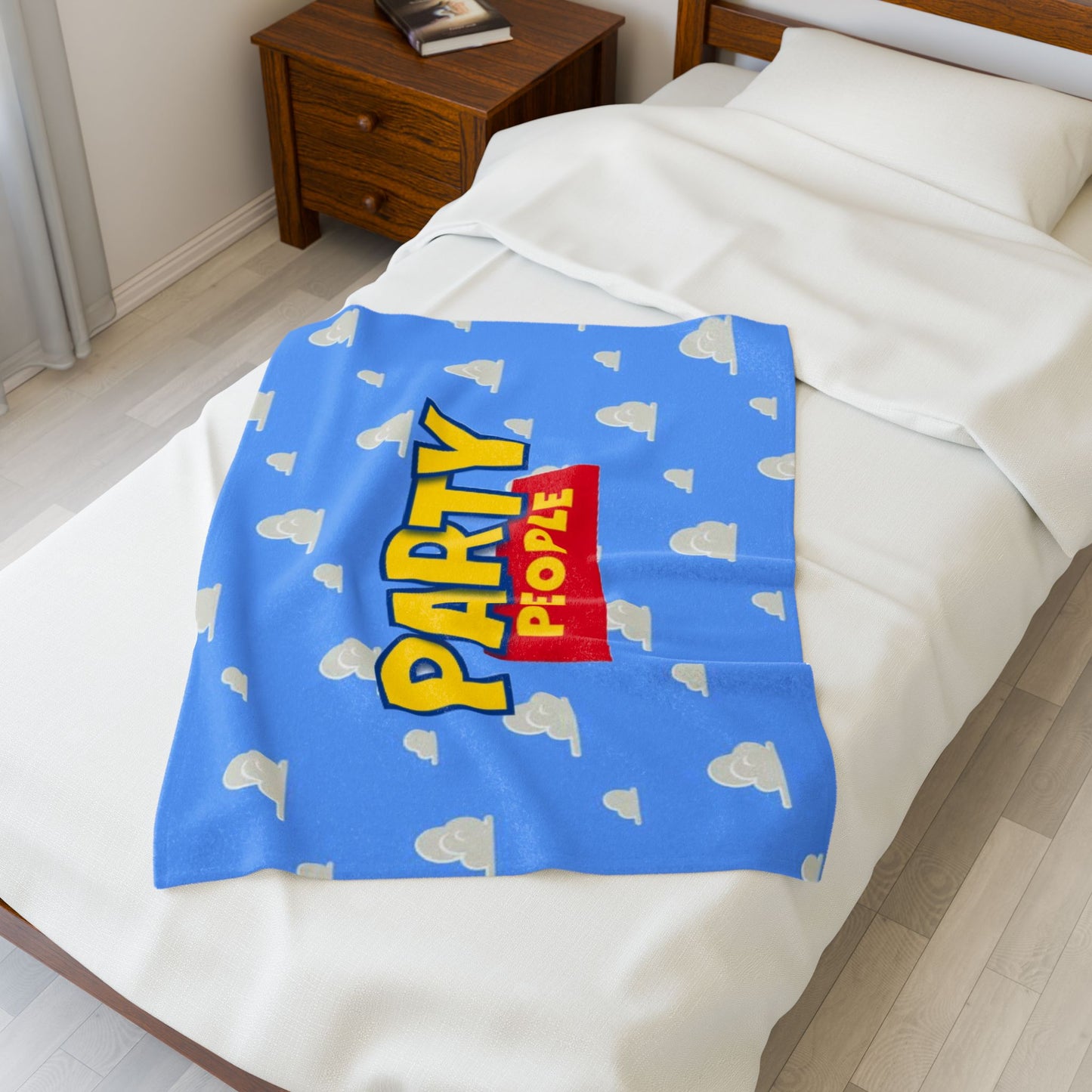 Party People Velveteen Blanket