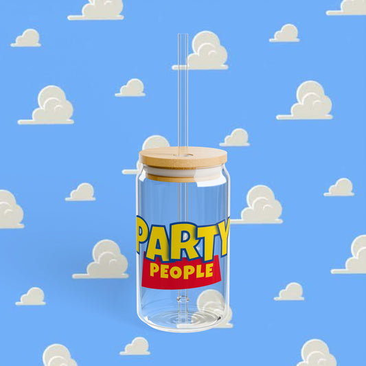 Party People Sipper Glass (16 oz.)