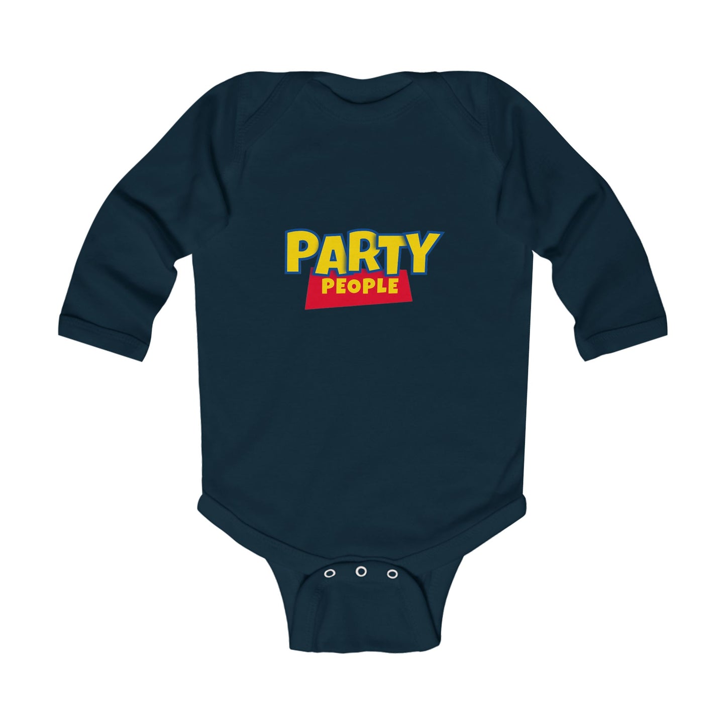 Party People Infant Long Sleeve Bodysuit