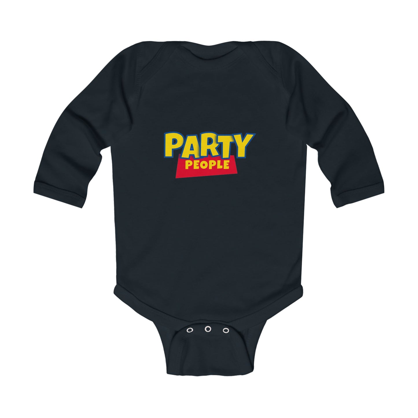 Party People Infant Long Sleeve Bodysuit