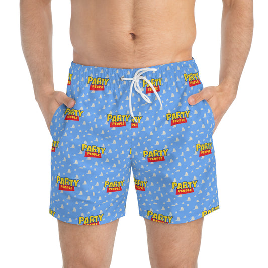 Party People Swim Trunks