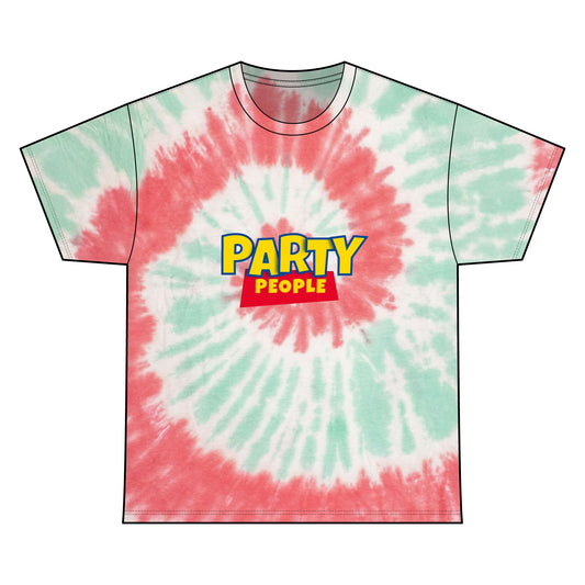 Party People Tie Dye Tee